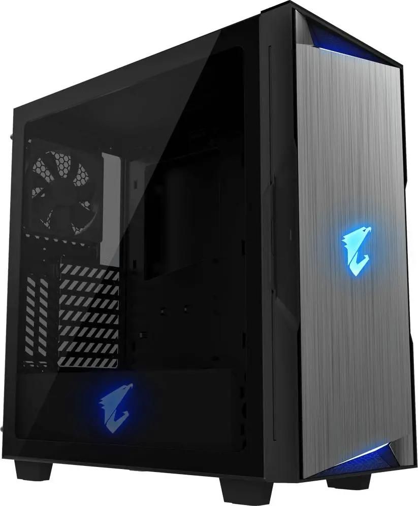 Корпус ATX Gigabyte AORUS C300 GB-AC300G, Full-Tower, без БП,  черный [9bac300g-00-10]